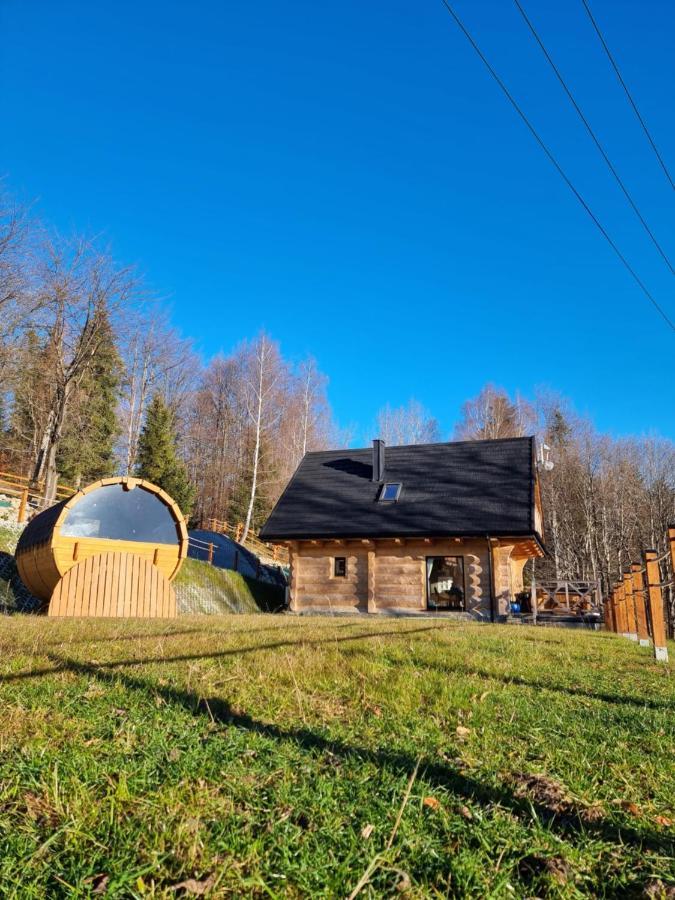 Babiogorska Chata - Dom Z Bali Z Jacuzzi I Sauna Zawoja Exterior foto