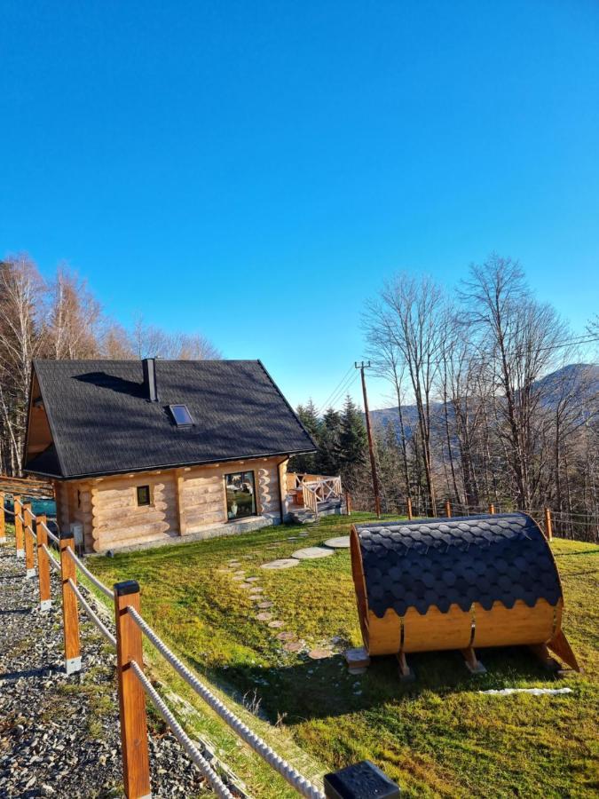 Babiogorska Chata - Dom Z Bali Z Jacuzzi I Sauna Zawoja Exterior foto