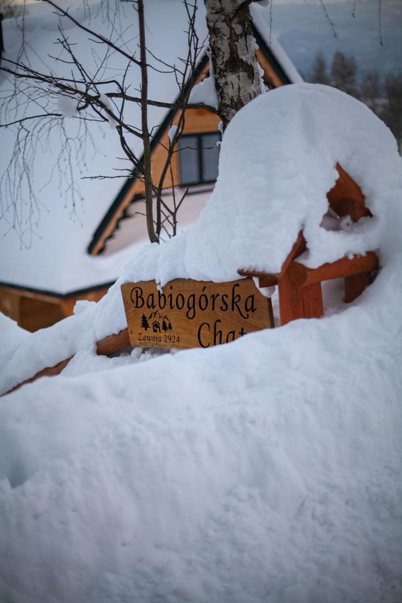 Babiogorska Chata - Dom Z Bali Z Jacuzzi I Sauna Zawoja Exterior foto